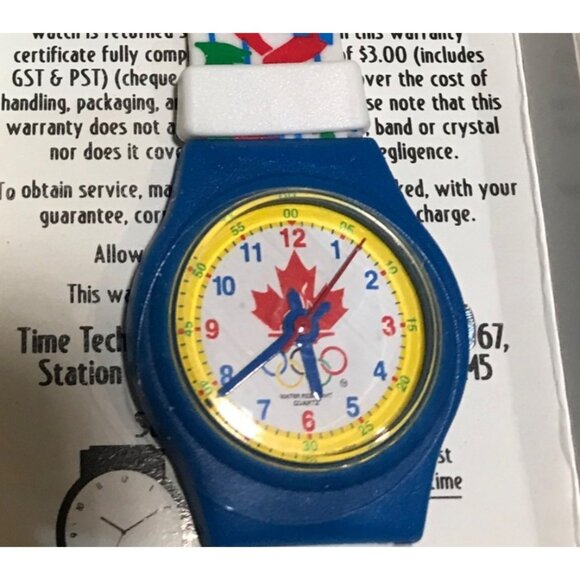MCDONALD'S 1996 ATLANTA OLYMPIC WATCH LIMITED-EDITION Original Box Canada - Picture 3 of 8
